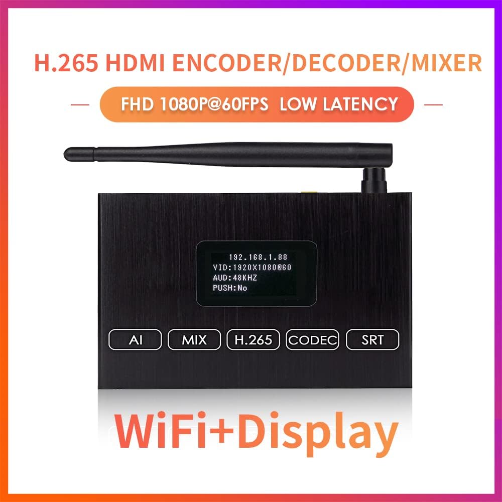 Exvist H.265 1080P WiFi HDMI Video Encoder/Decoder - immagine 2