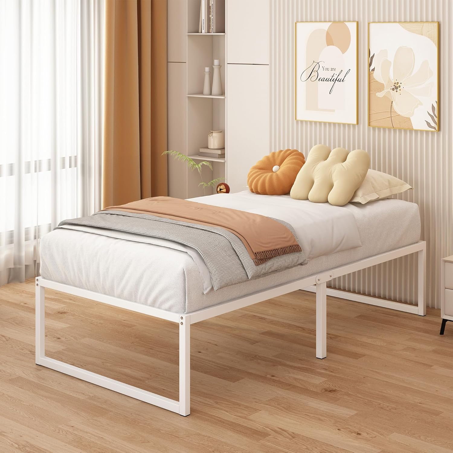 Struttura Letto Singola 90x190cm - 46cm Altezza - immagine 5