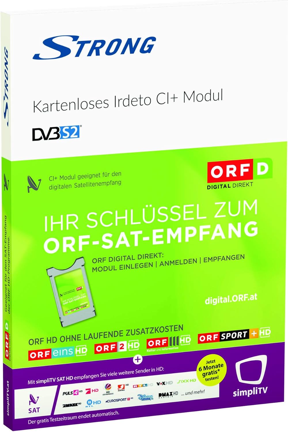 Strong Modulo Ci+ Irdeto per ORF Digital e simpliTV SAT - immagine 4