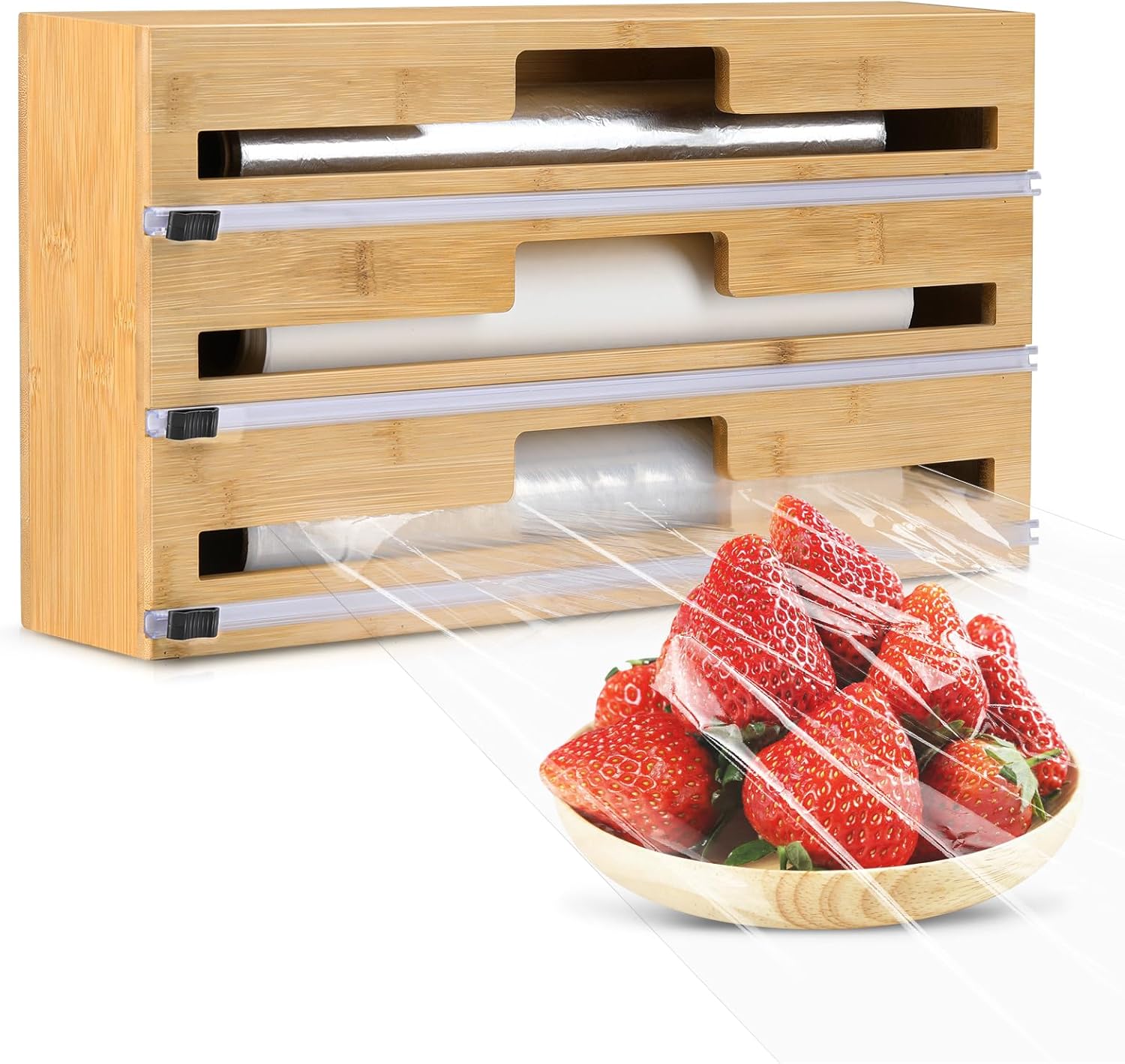 Housolution Dispenser Pellicola e Alluminio 35cm - immagine 1