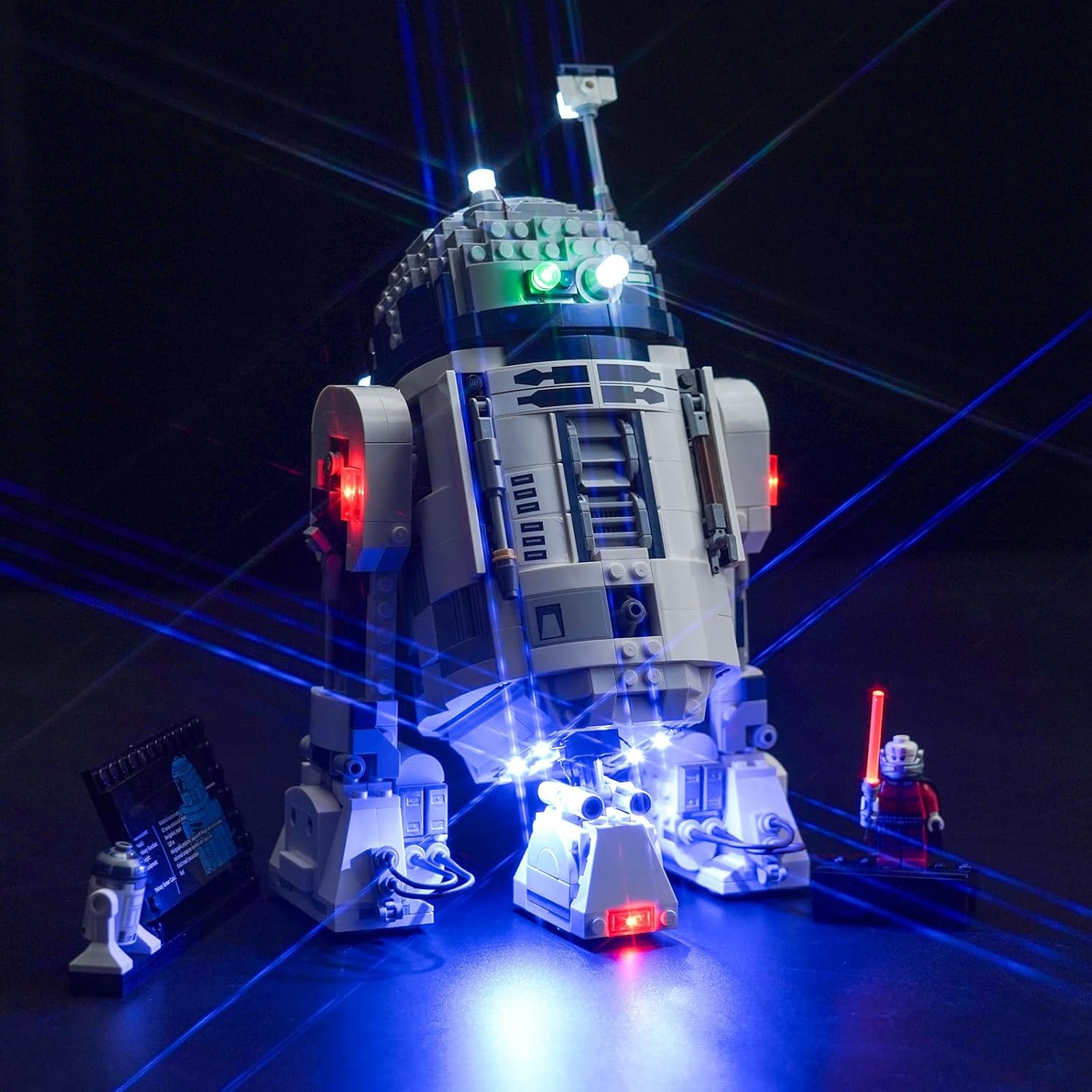 Brickbling Kit Luce Telecomando per Lego 75379 R2-D2 - immagine 2