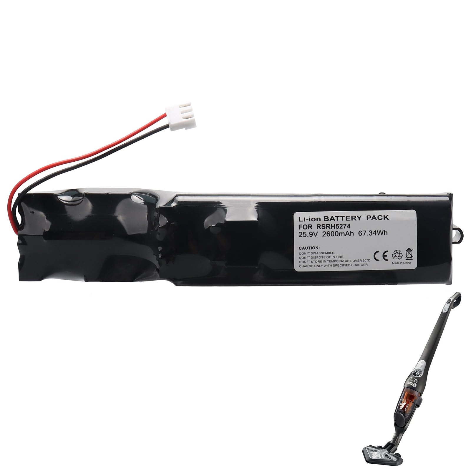 Mxjfyy Batteria di Ricambio 25,9V 2500mAh