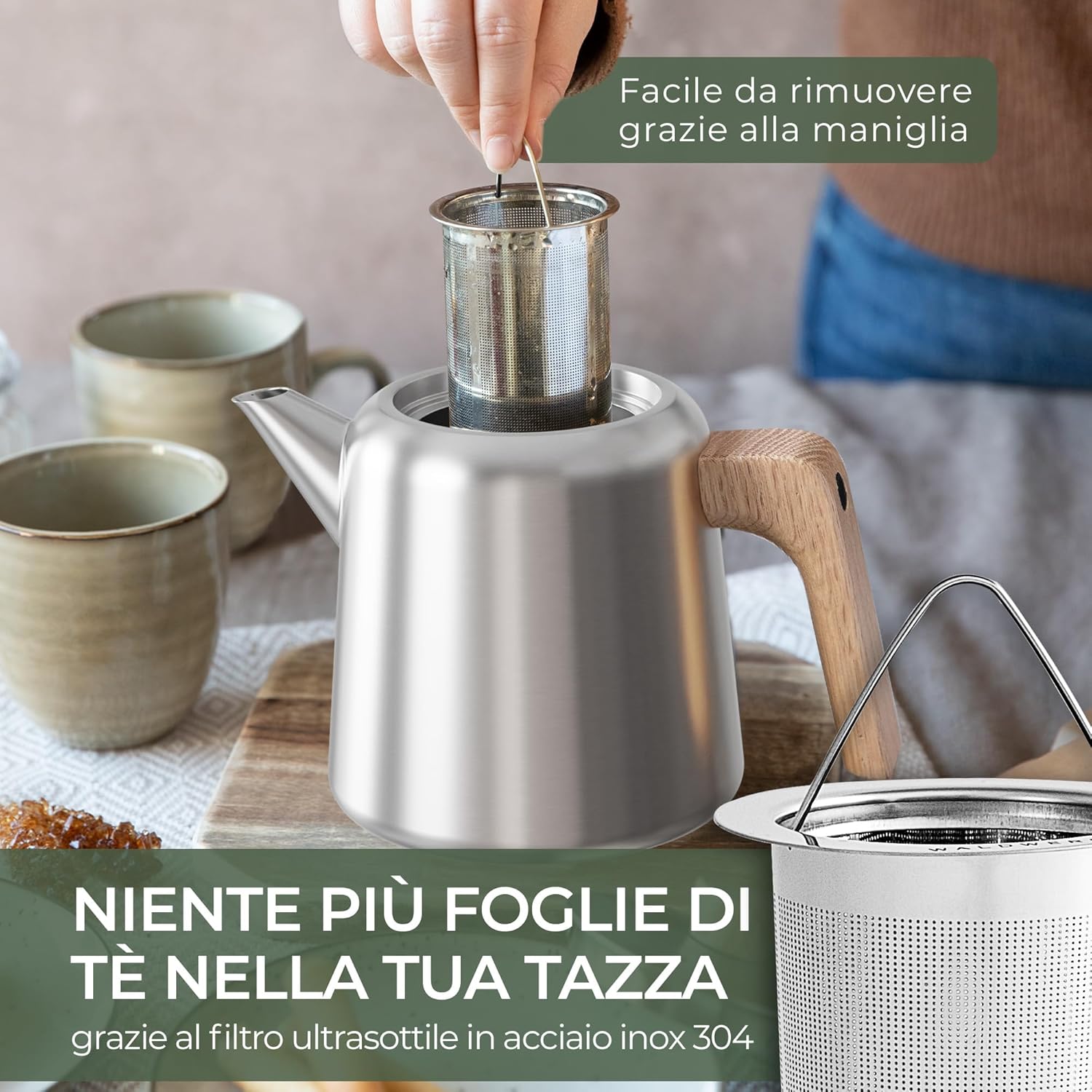 Waldwerk Teiera con Scaldino 1.1L - immagine 4