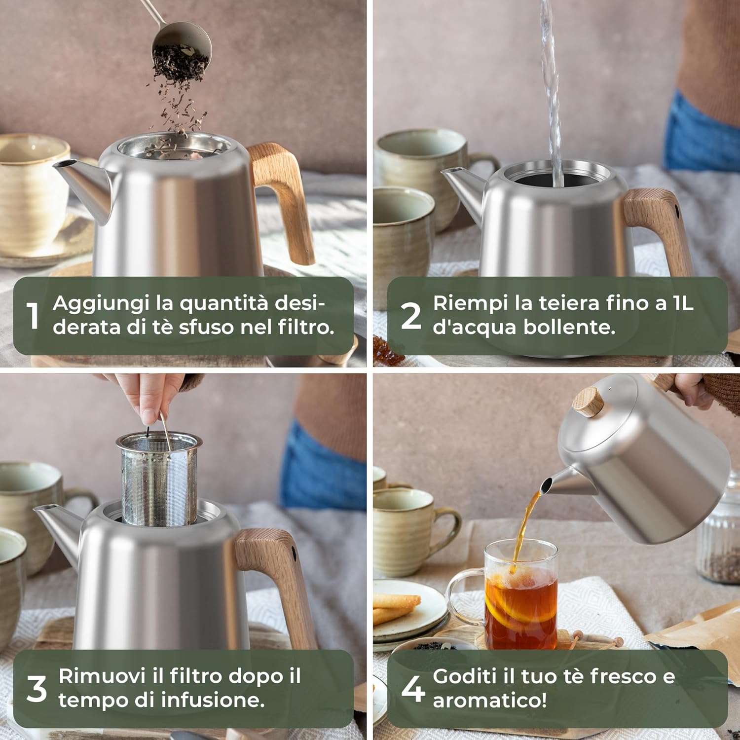 Waldwerk Teiera con Scaldino 1.1L - immagine 6