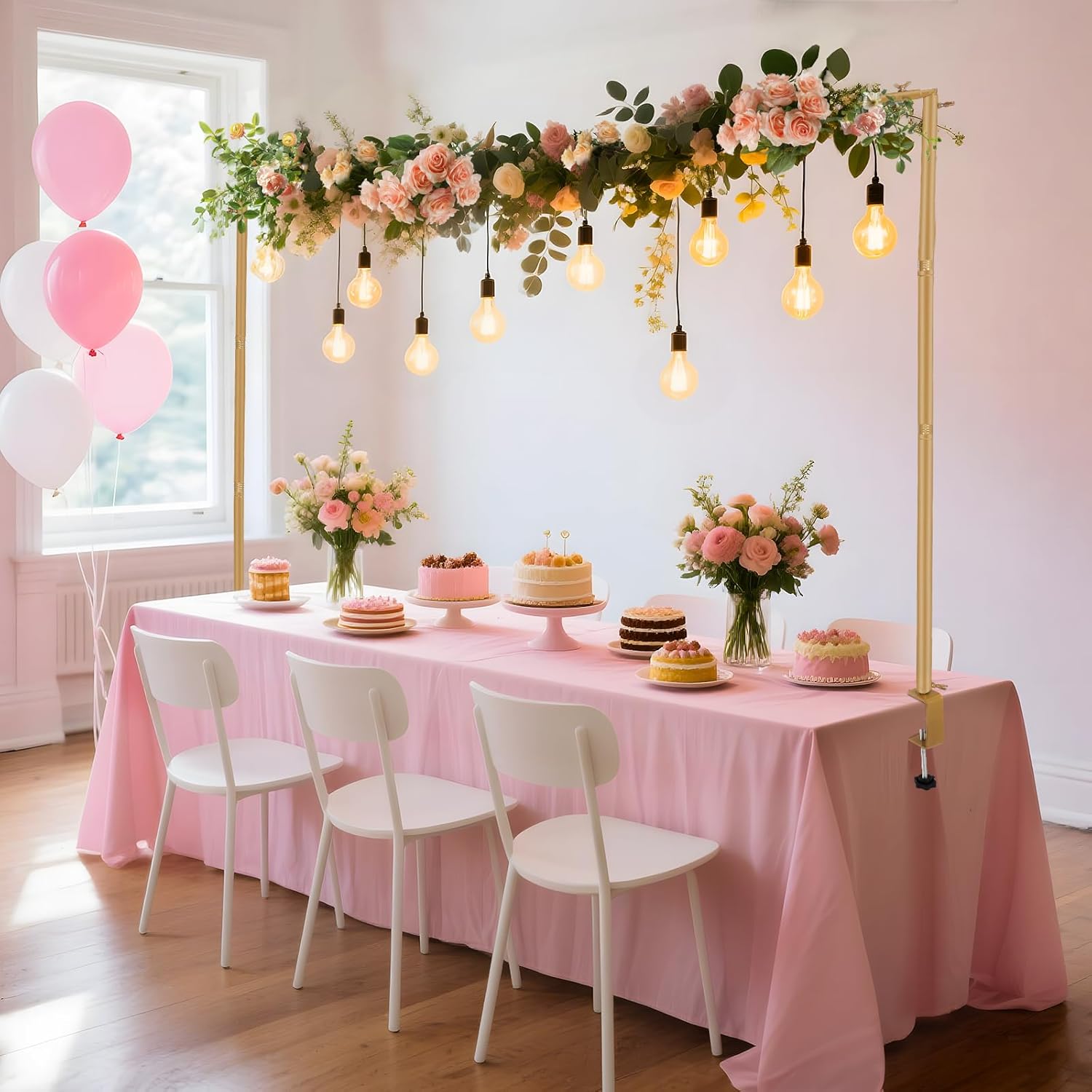 Arco da Tavolo Regolabile Oro 120-260cm - immagine 1