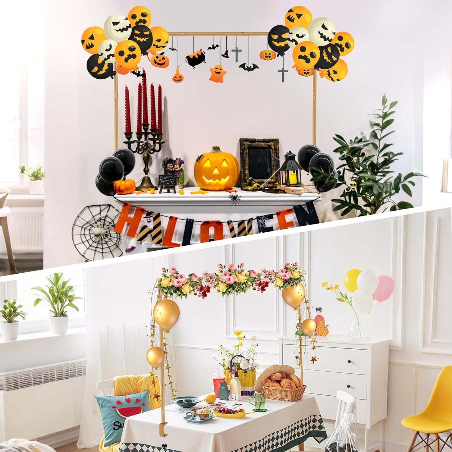 Arco da Tavolo Regolabile Oro 120-260cm - immagine 4