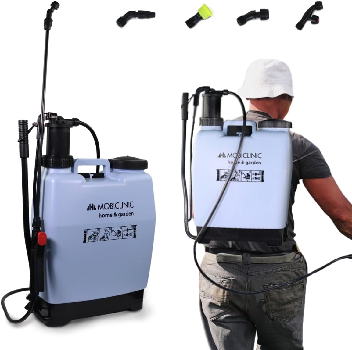 Mobiclinic® Pompa a Pressione Manuale 16L - immagine 1