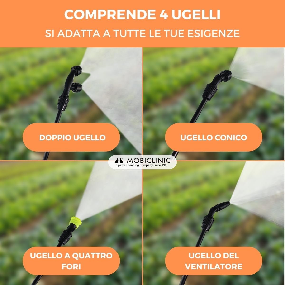 Mobiclinic® Pompa a Pressione Manuale 16L - immagine 4