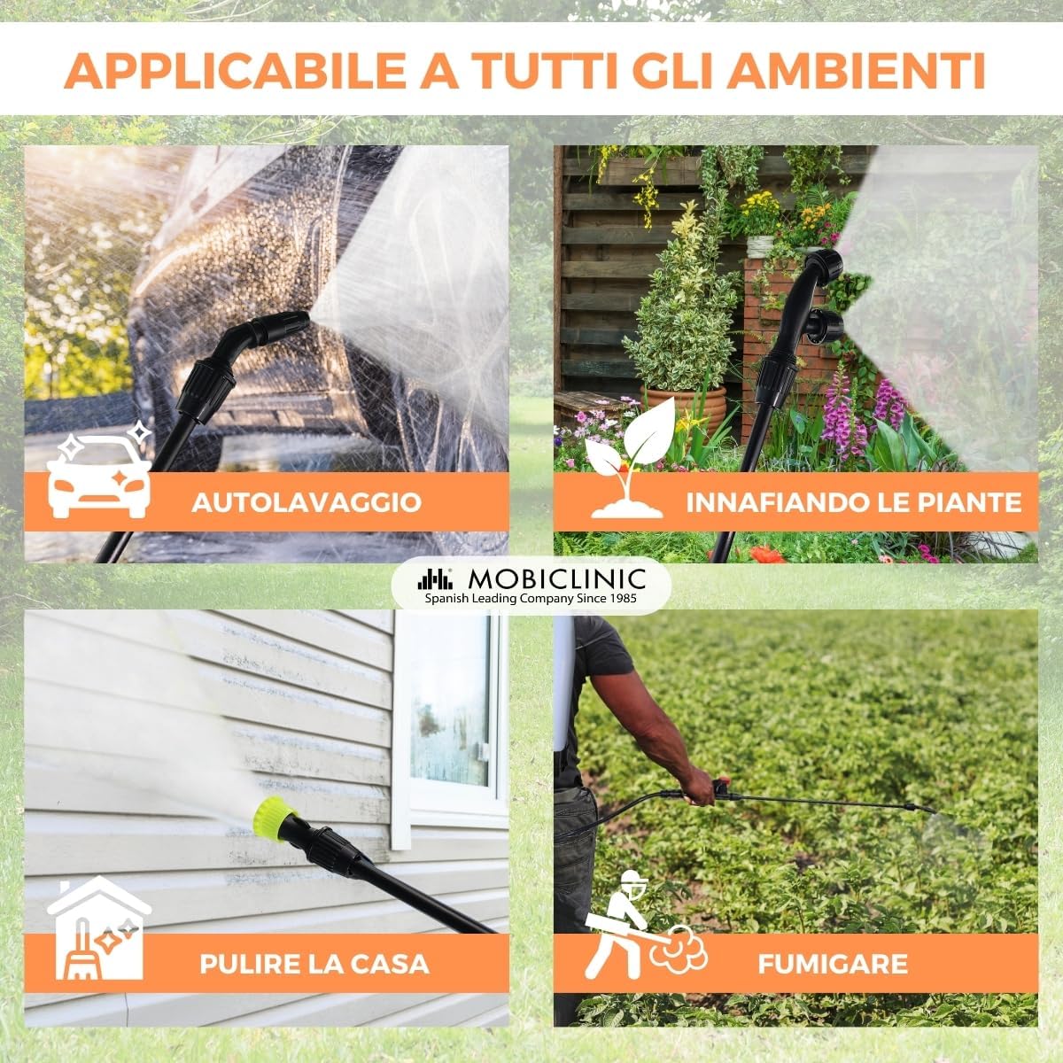 Mobiclinic® Pompa a Pressione Manuale 16L - immagine 6