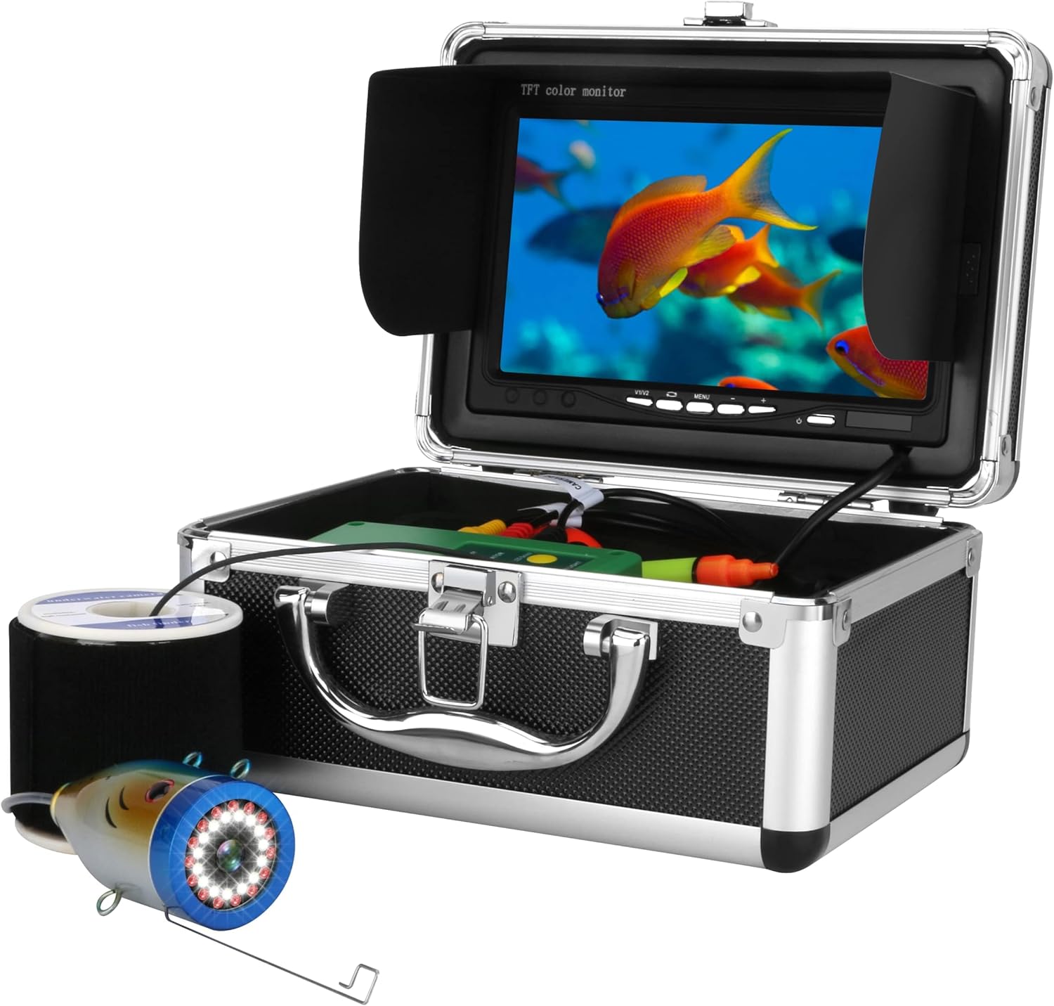 Ecoscandaglio da Pesca con Monitor TFT 7" e Telecamera 15M - immagine 1