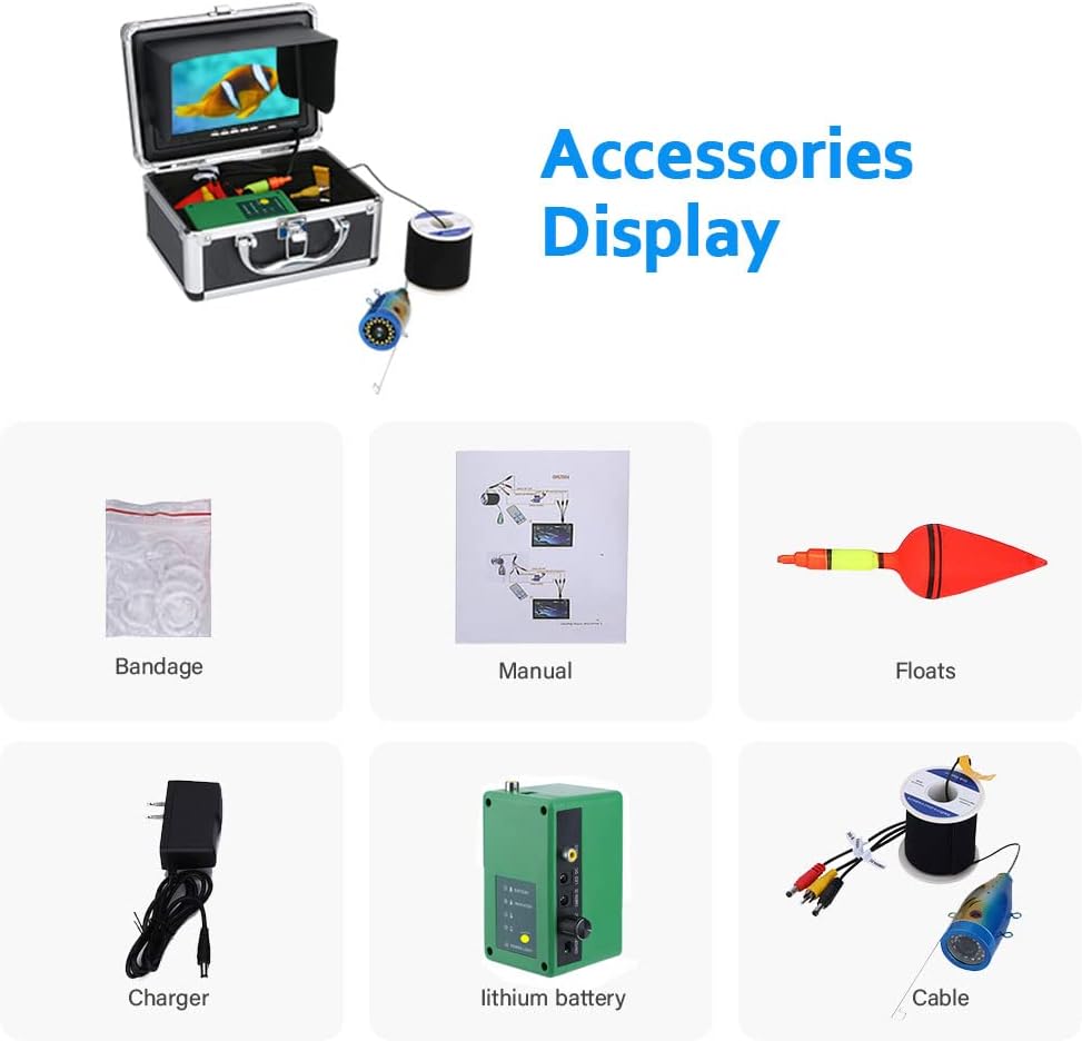 Ecoscandaglio da Pesca con Monitor TFT 7" e Telecamera 15M - immagine 6