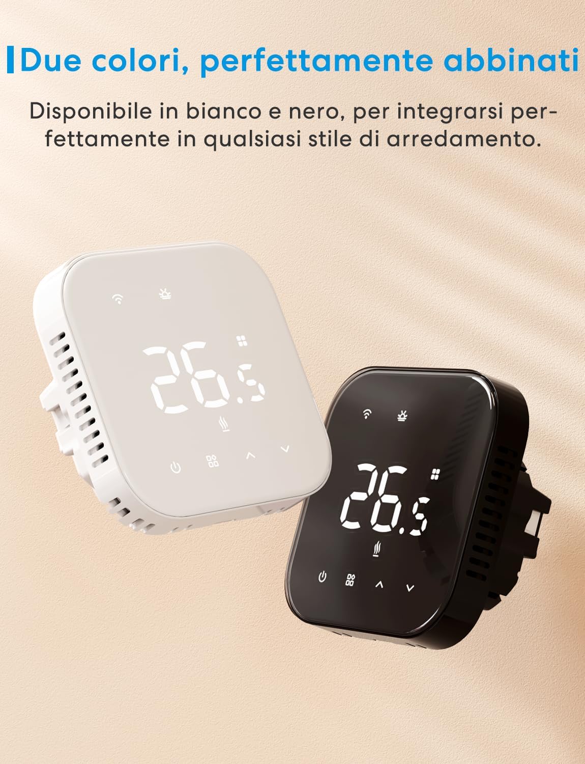 Meross Termostato WiFi Smart per Caldaia, Nero - immagine 6