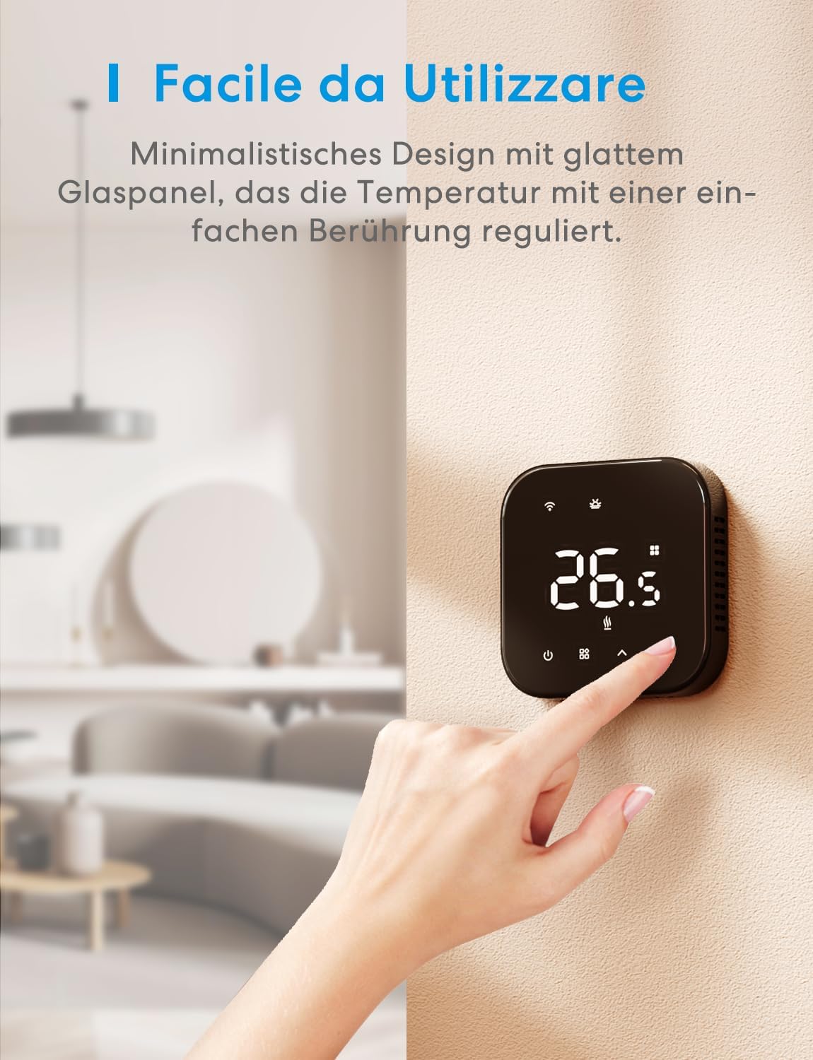 Meross Termostato WiFi Smart per Caldaia, Nero - immagine 8