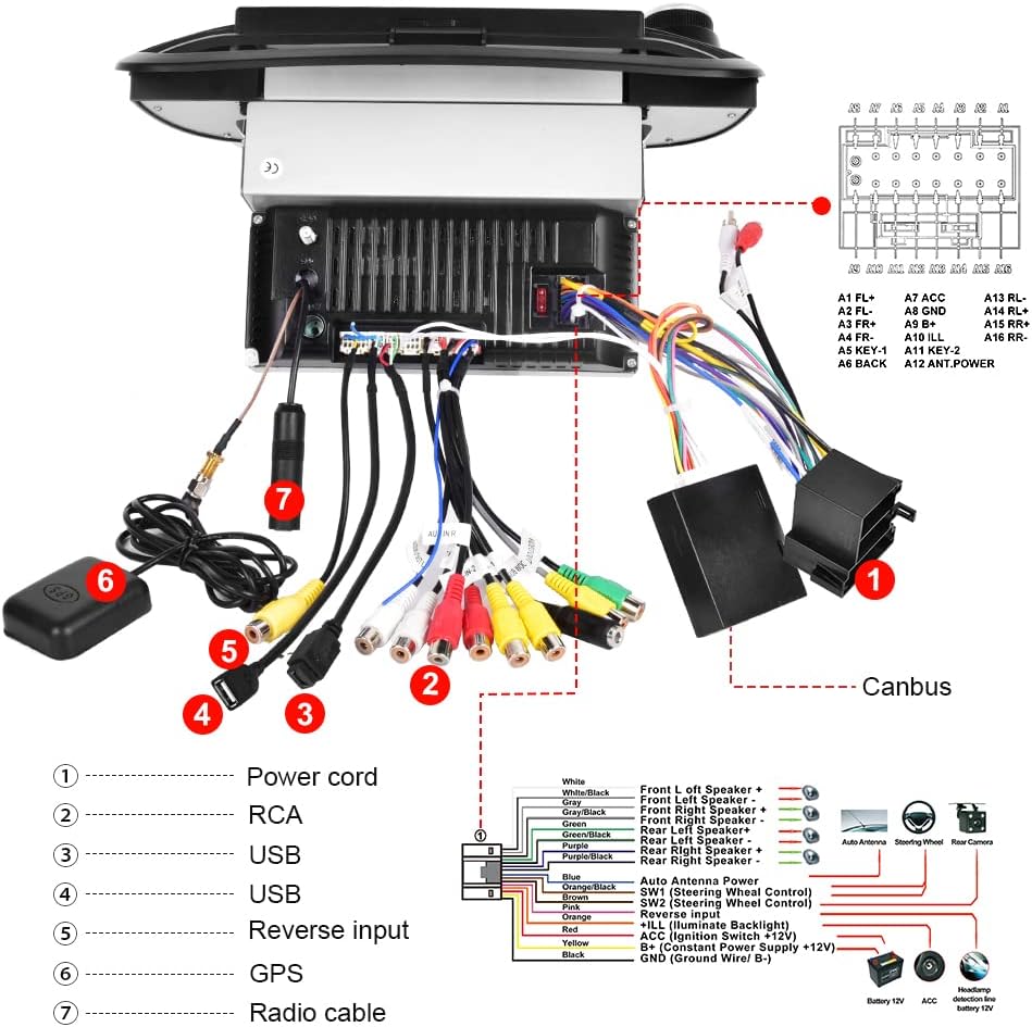 Autoradio Android 7" Touchscreen per Fiat 500 (2007-2015) - immagine 2