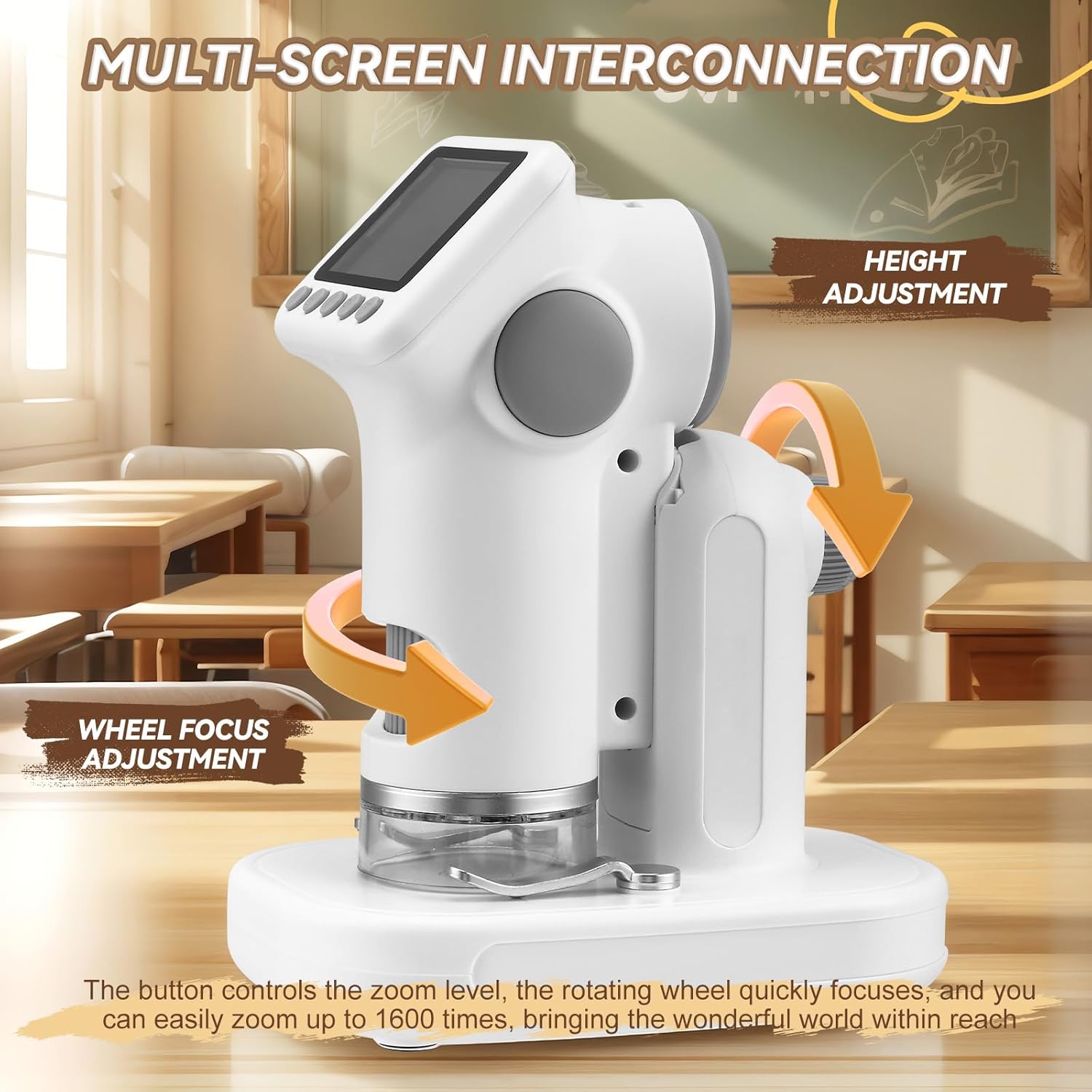 Microscopio Digitale Portatile per Bambini 100x-1600x - immagine 4