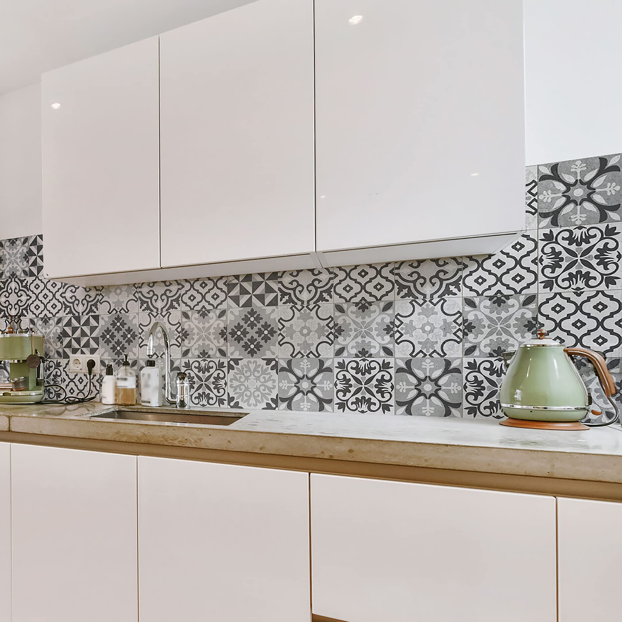 Crearreda Pannello Paraschizzi Cucina Adesivo 260x60cm