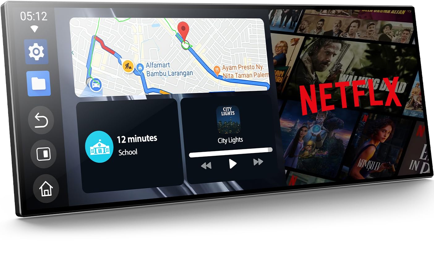 Lamtto Carplay Schermo 10,25" Wireless con Net-flix