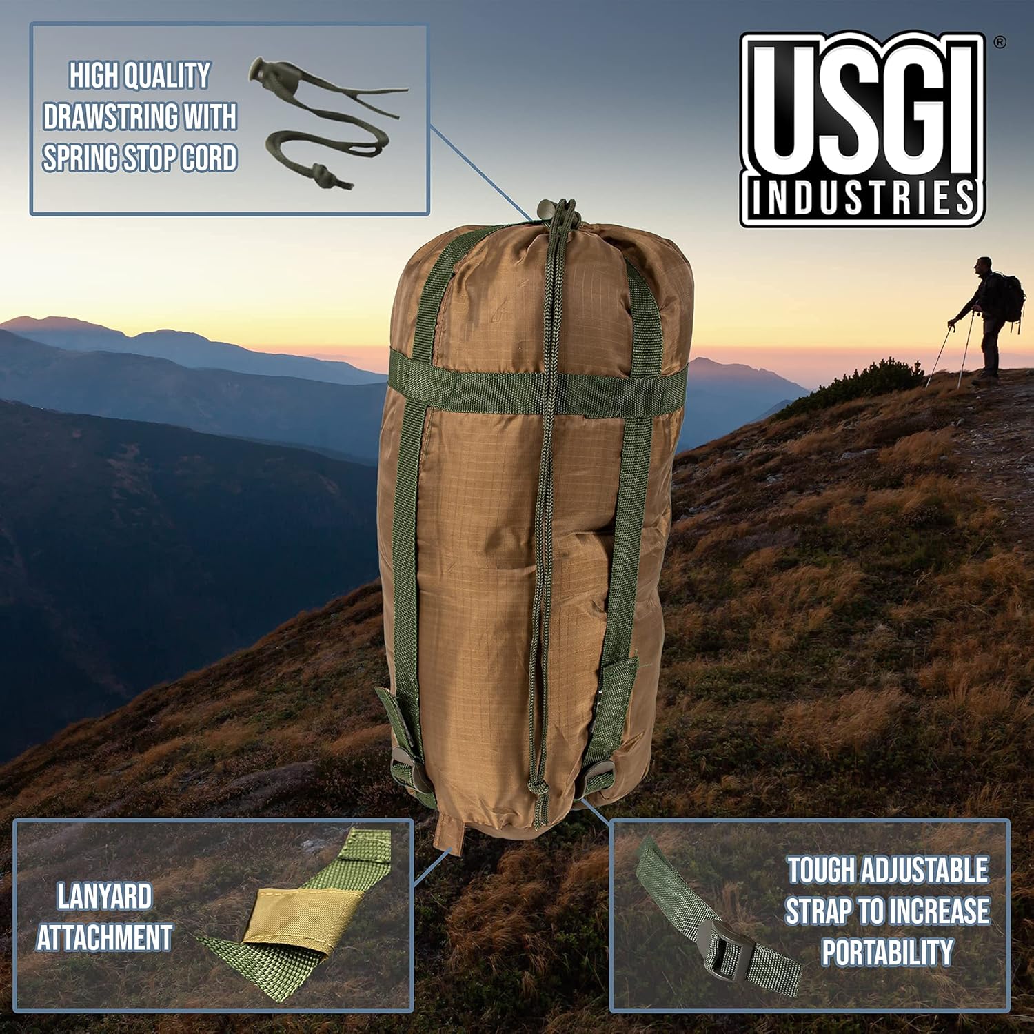 Usgi Industries Coperta Militare Woobie Termica - immagine 3