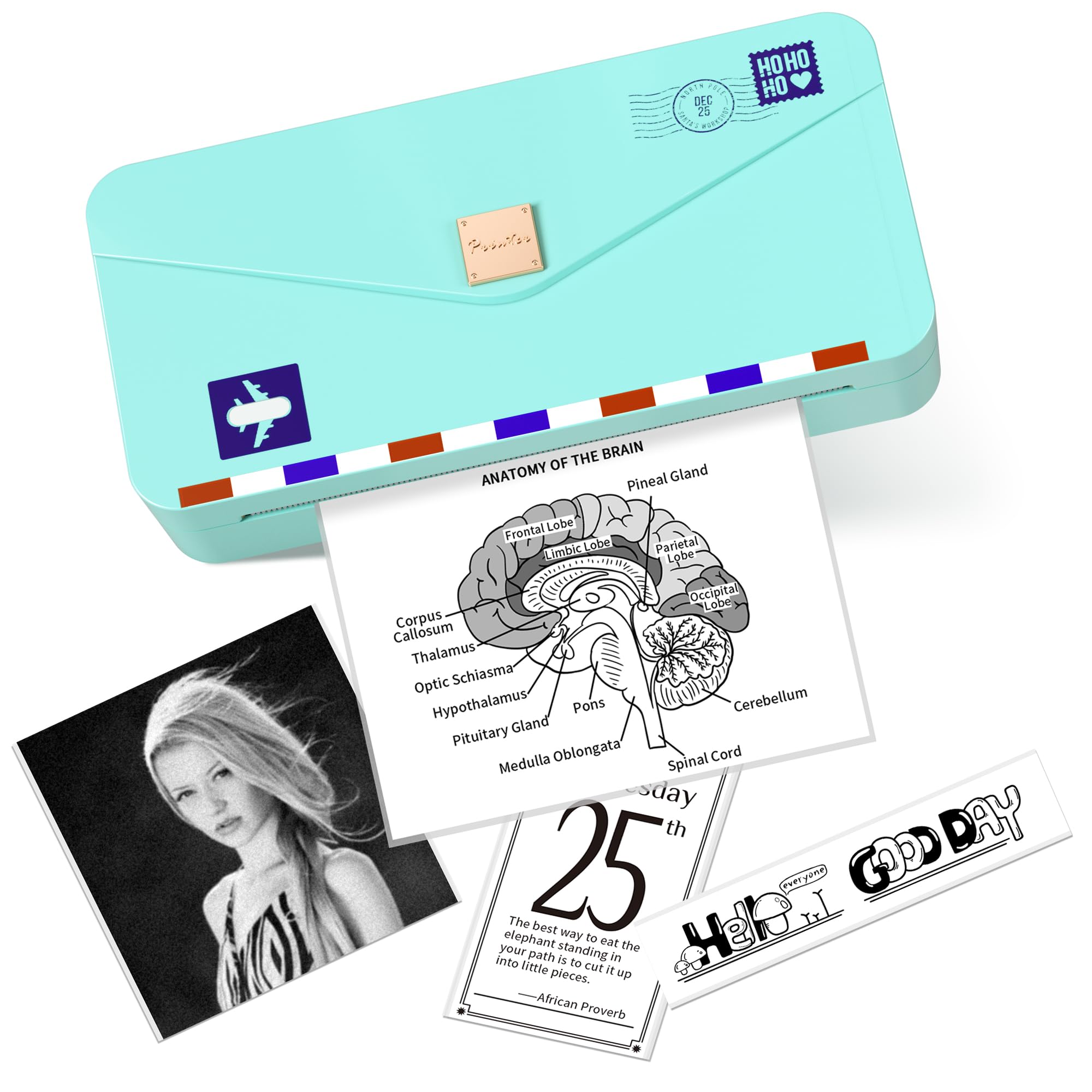 Phomemo M04AS Mini stampante termica Bluetooth 300dpi, Verde