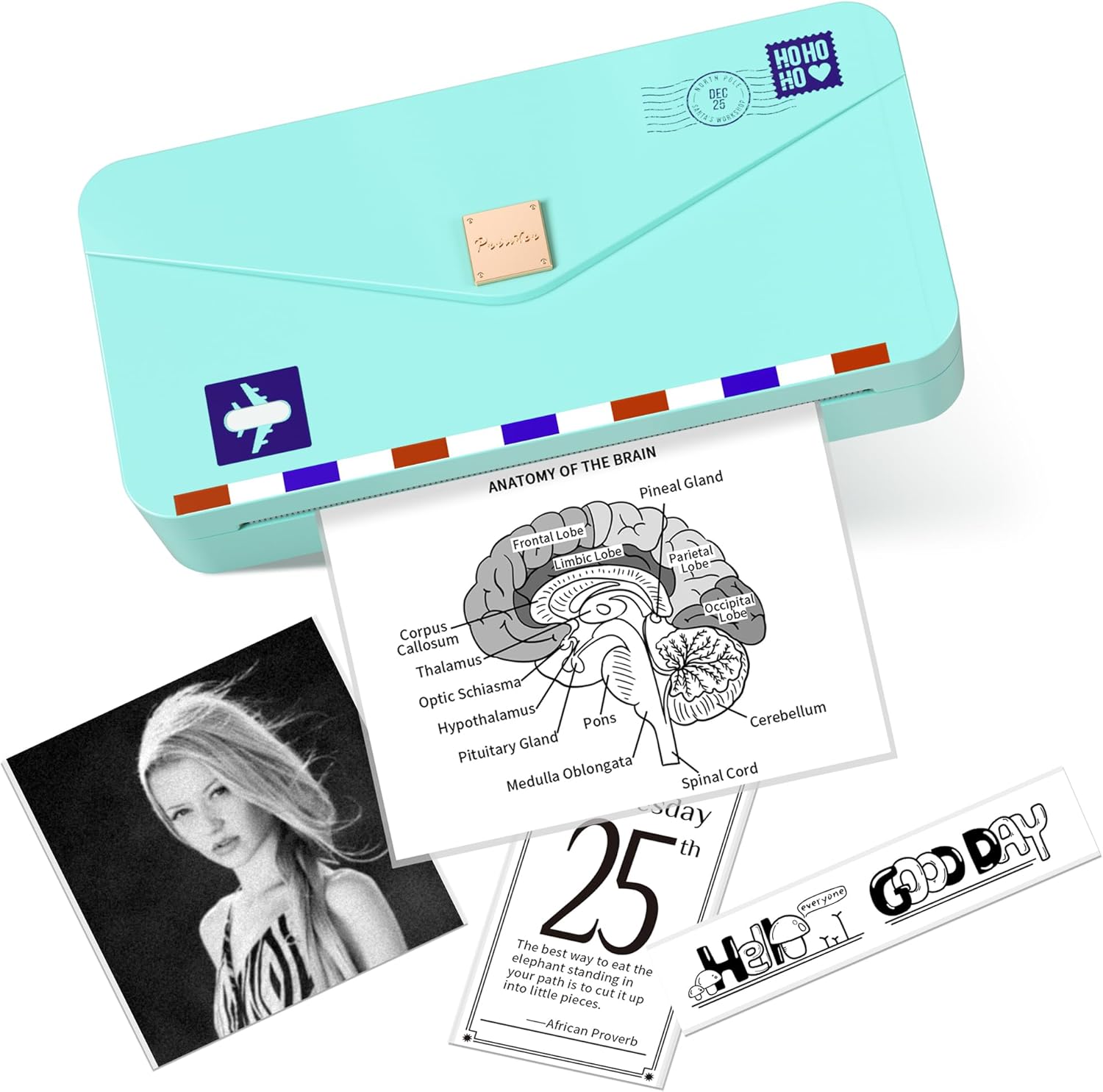 Phomemo M04AS Mini stampante termica Bluetooth 300dpi, Verde - immagine 1