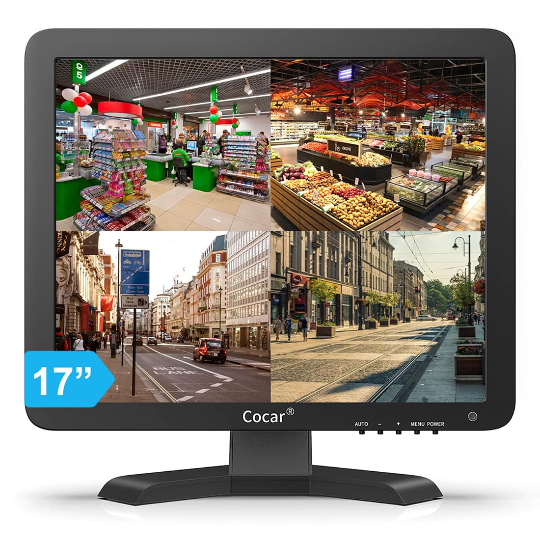 Cocar 17" CCTV Monitor Sicurezza 4:3 LCD HD