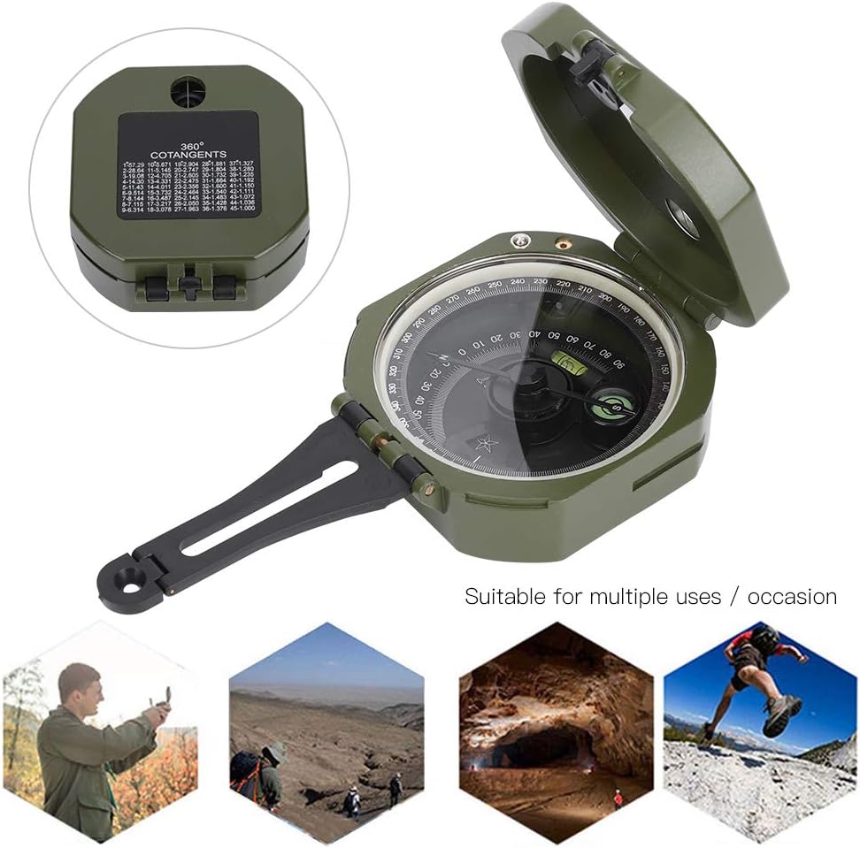 Bussola Geologica Professionale Fluorescente Impermeabile - immagine 3