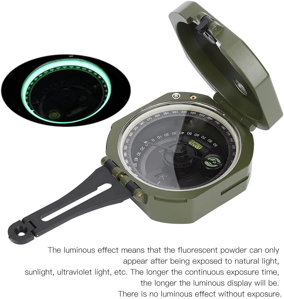 Bussola Geologica Professionale Fluorescente Impermeabile - immagine 4