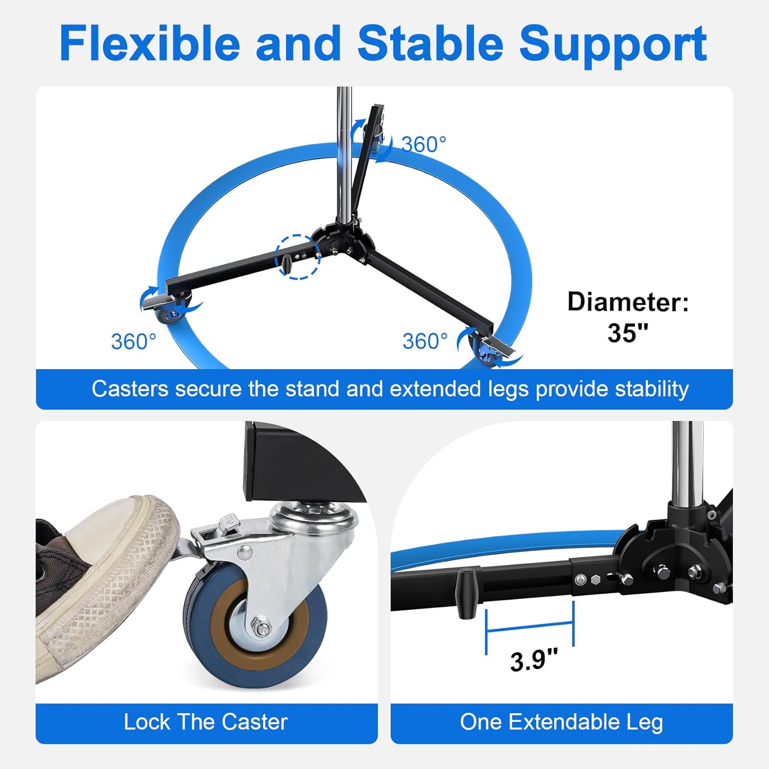 Selens Supporto Leggero Resistente 250 cm - immagine 5