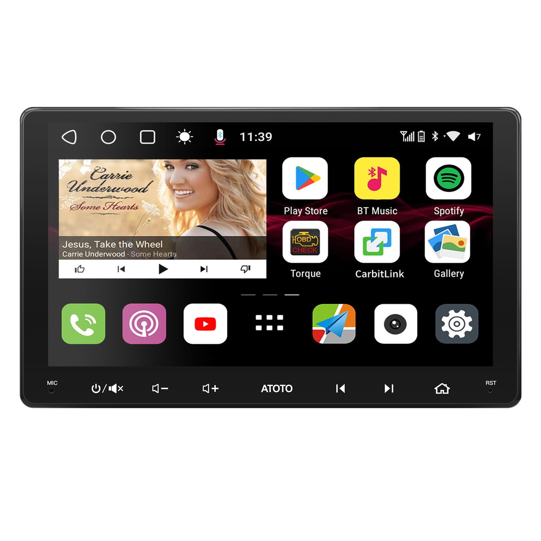 Atoto S8 9" QLED Autoradio 2 DIN Android GPS 6G+128G