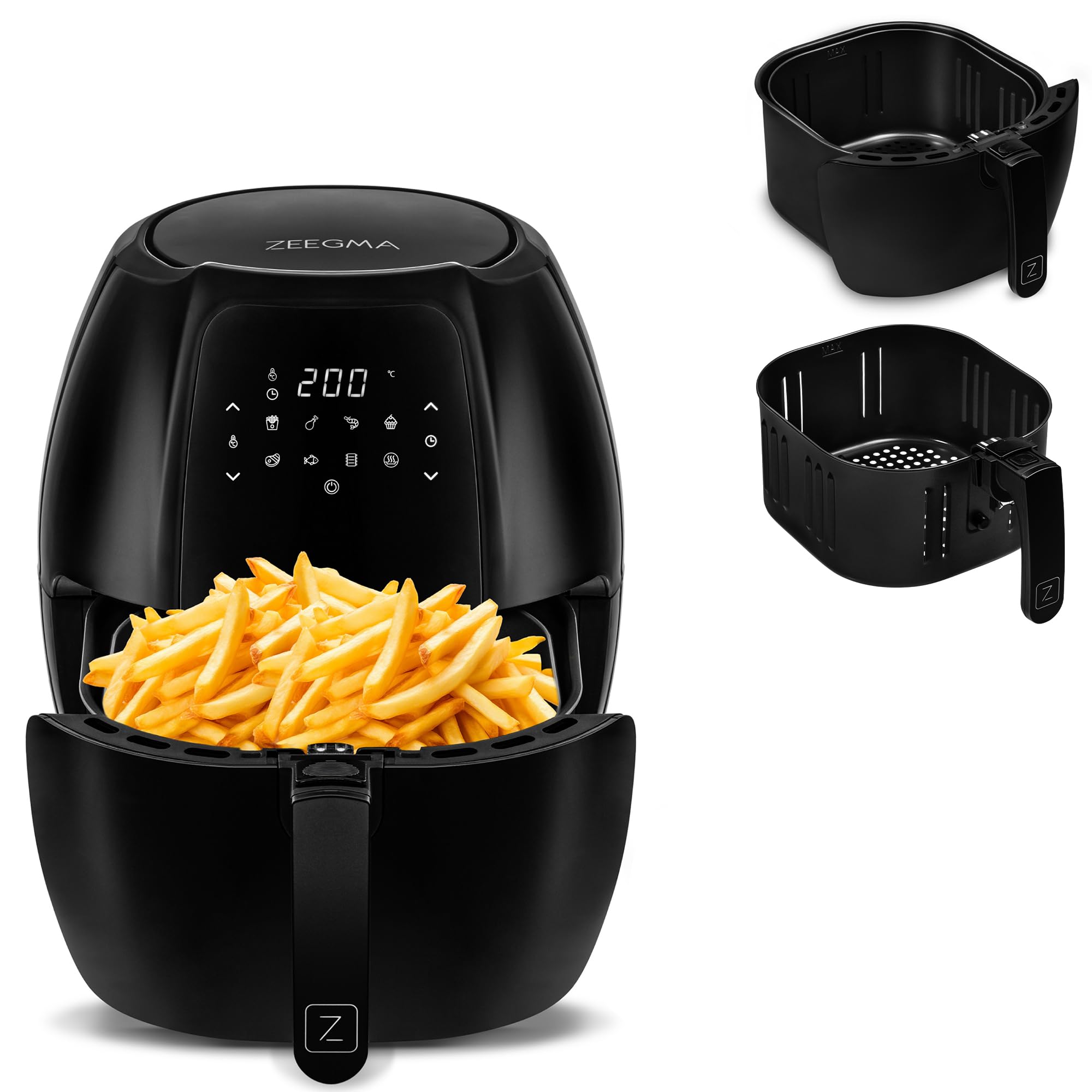 Zeegma Knapper Grand Friggitrice ad Aria 1800W 7.7L