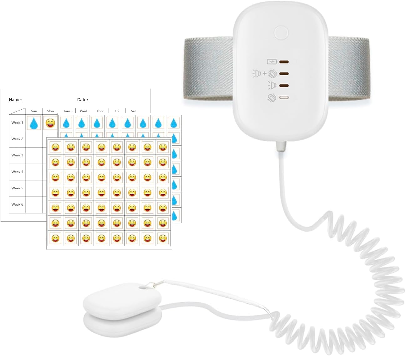 Allarme Enuresi Notturna Ricaricabile USB