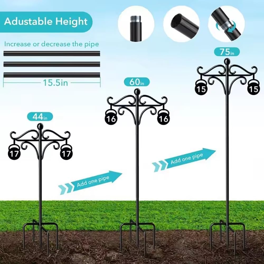 Gancio da Pastore per Esterni 4 pz 120cm - immagine 4