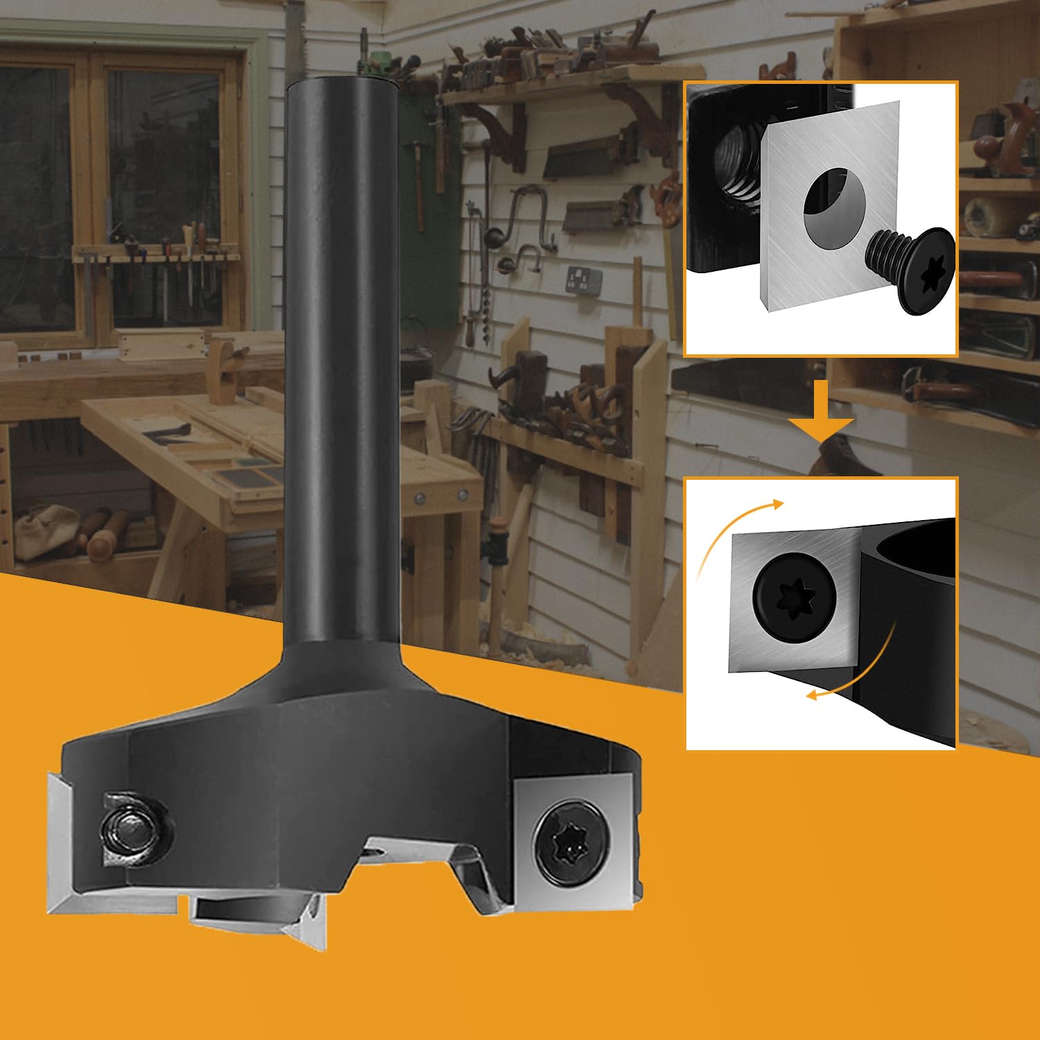 Spetool Fresa per Spianare Legno - Gambo 12mm - immagine 3