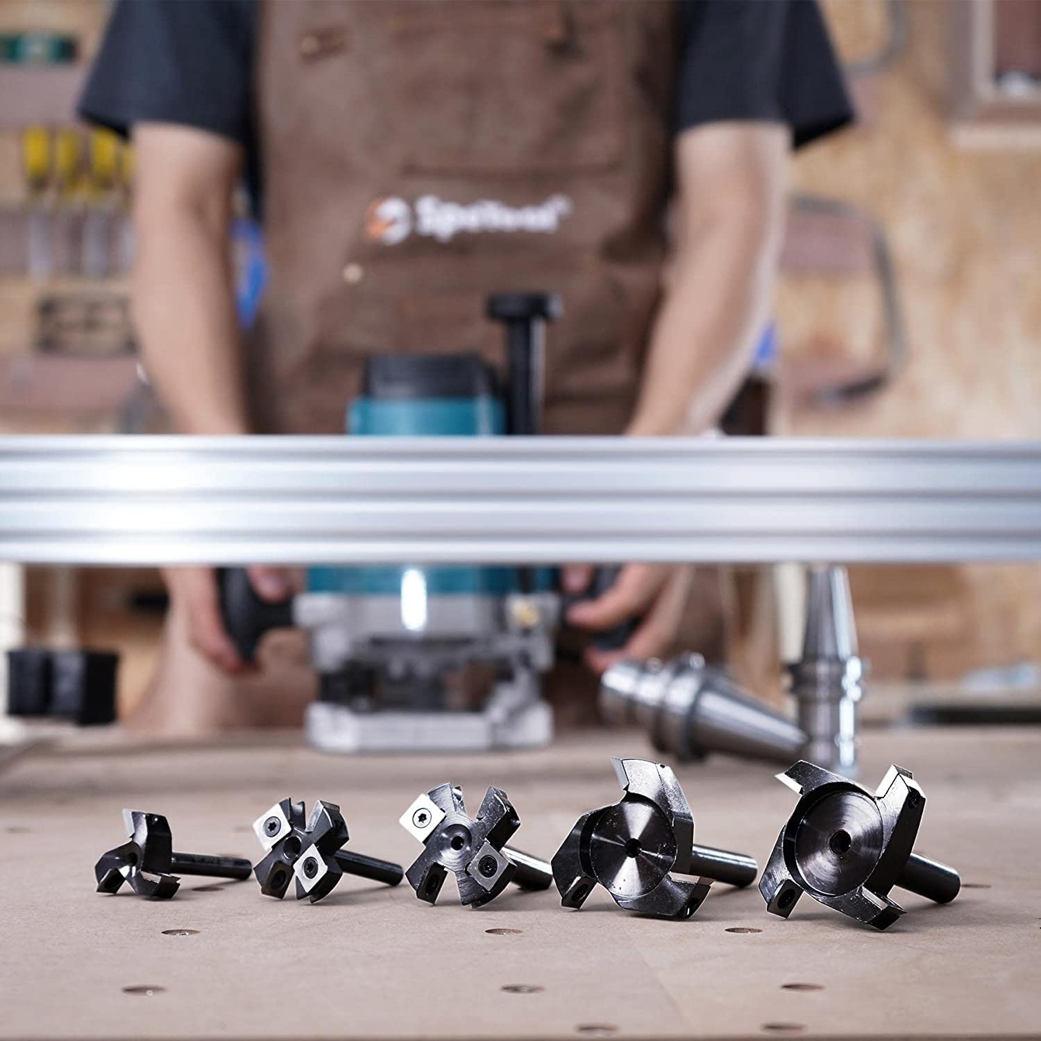 Spetool Fresa per Spianare Legno - Gambo 12mm - immagine 7