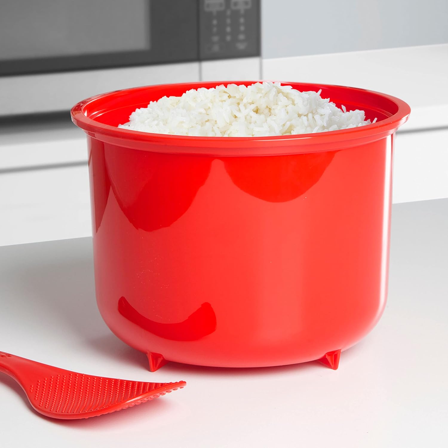 Sistema Rice Cooker, Plastic, Rosso, 2,6L | Velz