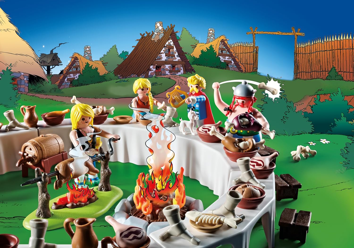 PLAYMOBIL Asterix - Il Banchetto del Villaggio 71827 - immagine 3