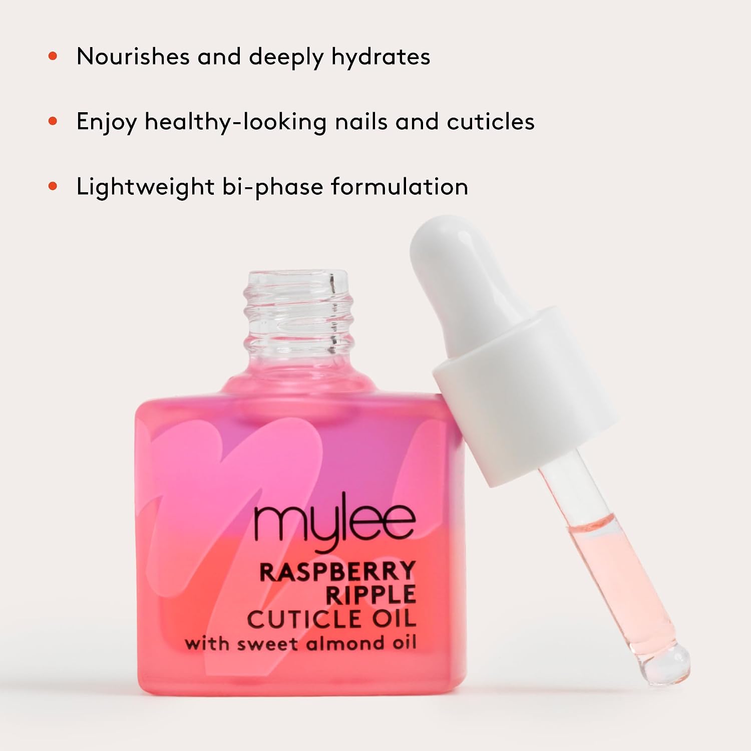 Mylee Olio per Cuticole Raspberry Ripple 10ml - Formula Nutriente Bi ...