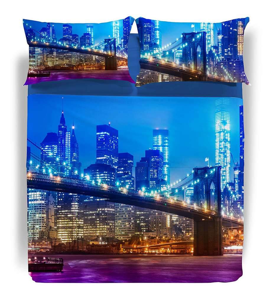 Caleffi Brooklyn Completo Copripiumino Matrimoniale