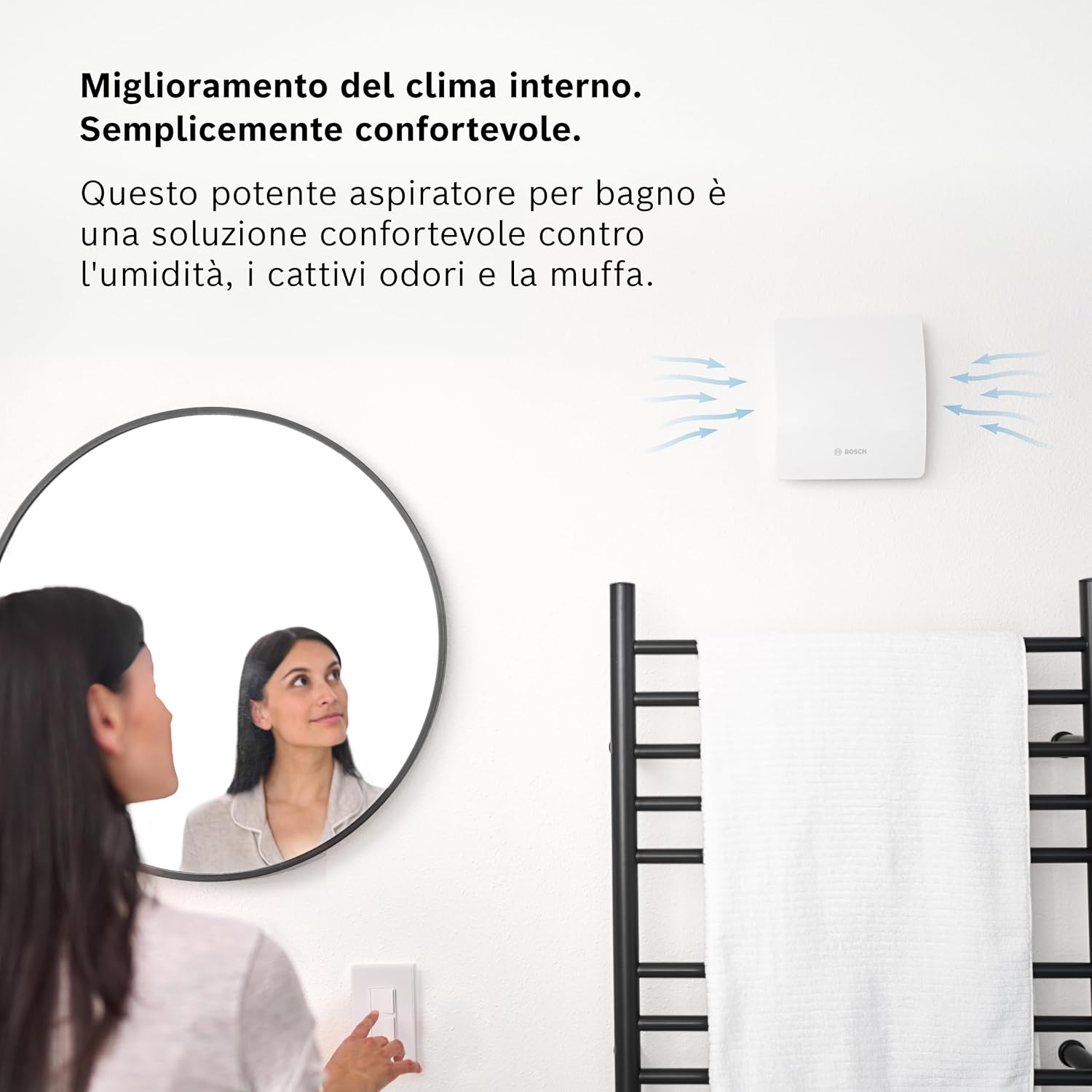 Bosch Aspiratore da Bagno 1500W 125mm - immagine 2