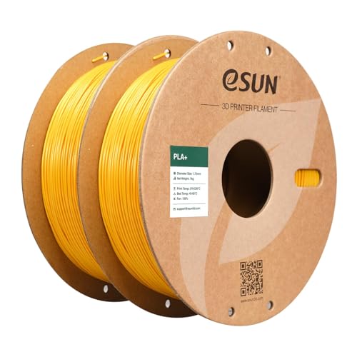 Esun PLA+ Filamento 1.75mm 2KG, Giallo