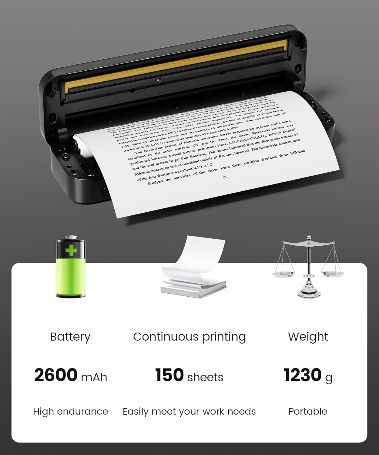 Phomemo M832 Stampante Termica A4 Portatile, Nero - immagine 6