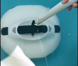 KWODE Robot per piscina, senza fili, batteria
