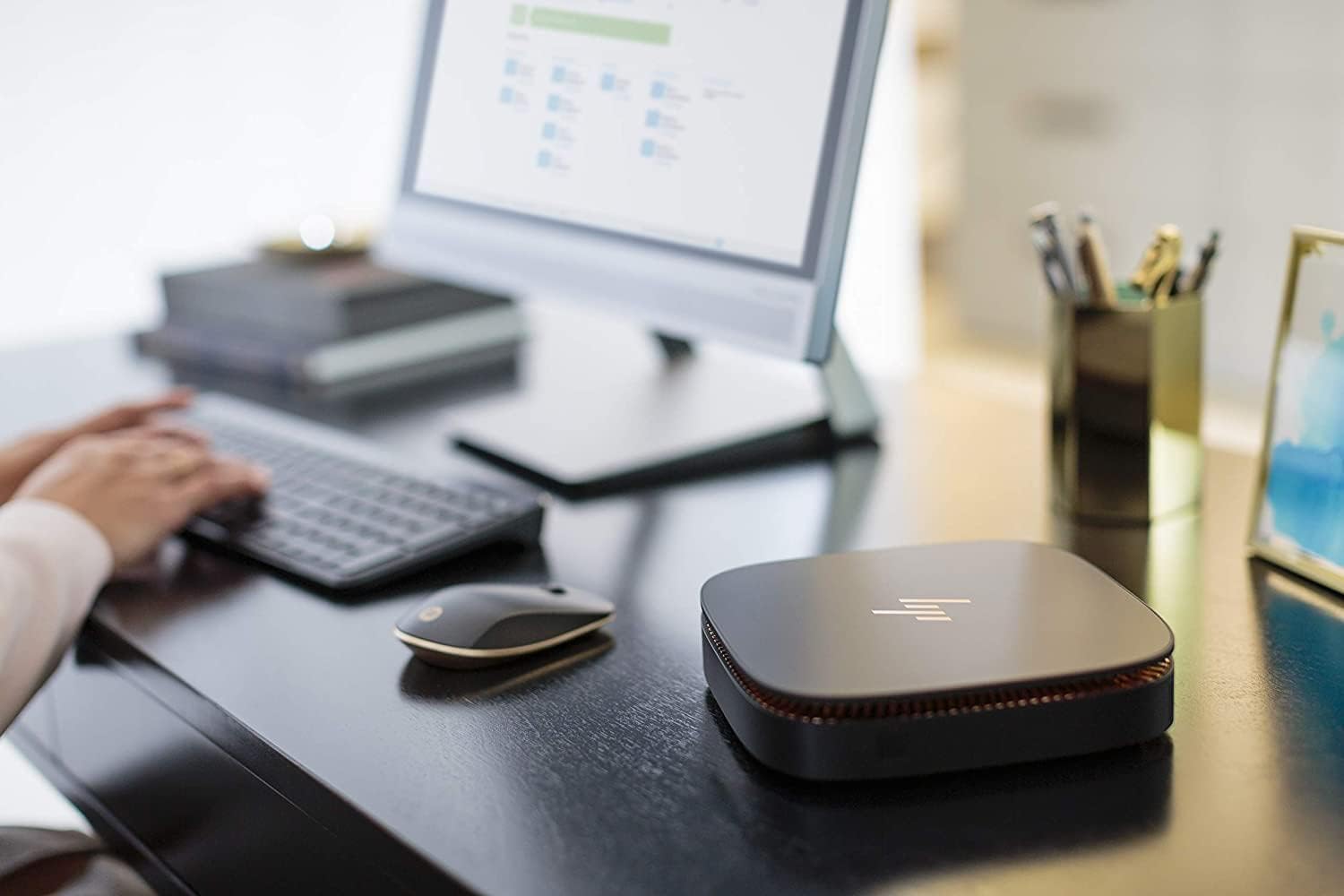 HP Z5000 Mouse con Connessione Bluetooth, Antracite/Bronzo - immagine 5