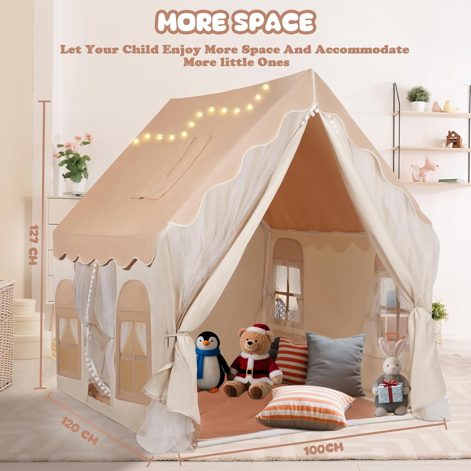 Snookids Tenda per bambini - Casa da gioco interna - immagine 3