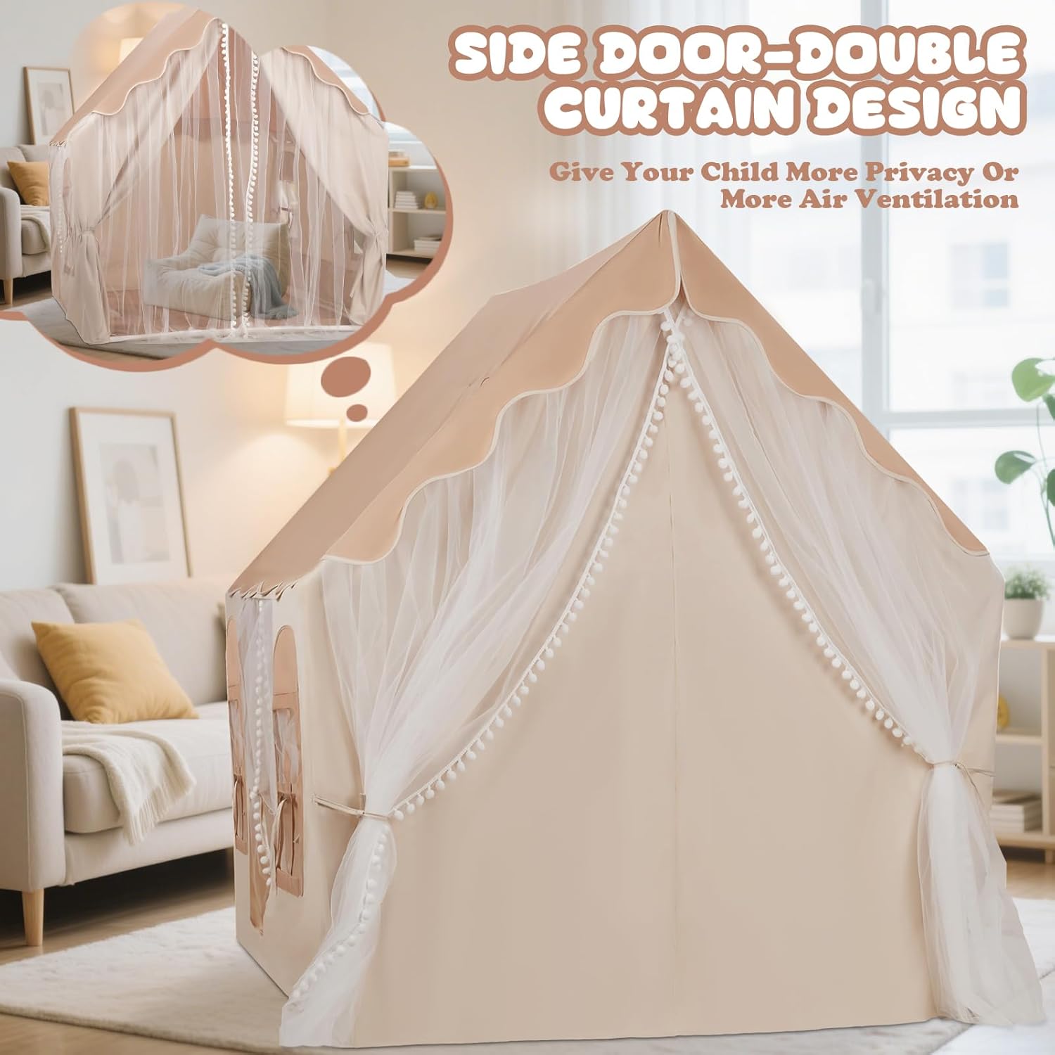 Snookids Tenda per bambini - Casa da gioco interna - immagine 4