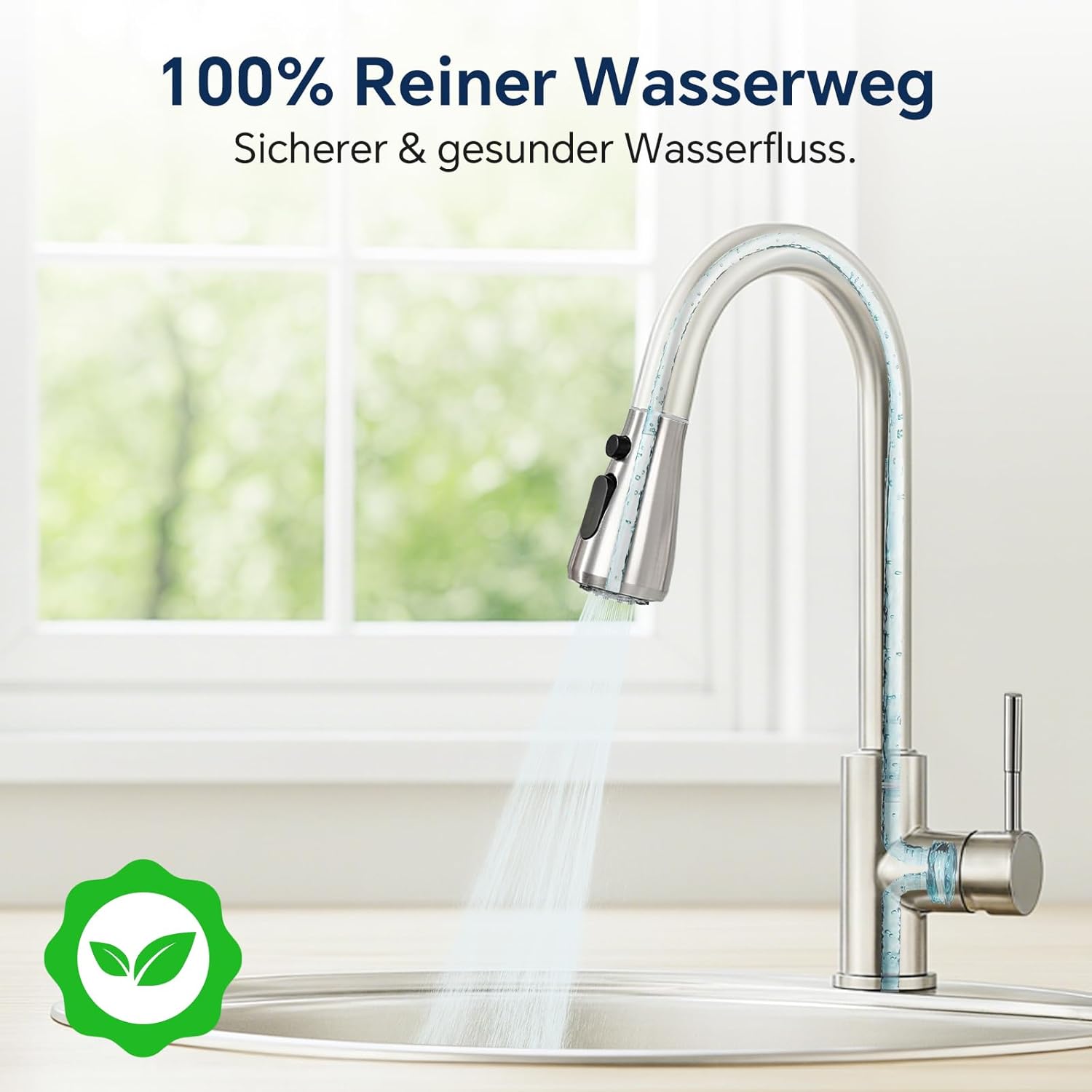 Surfou Rubinetto Lavello Cucina con Doccetta Estraibile - immagine 6