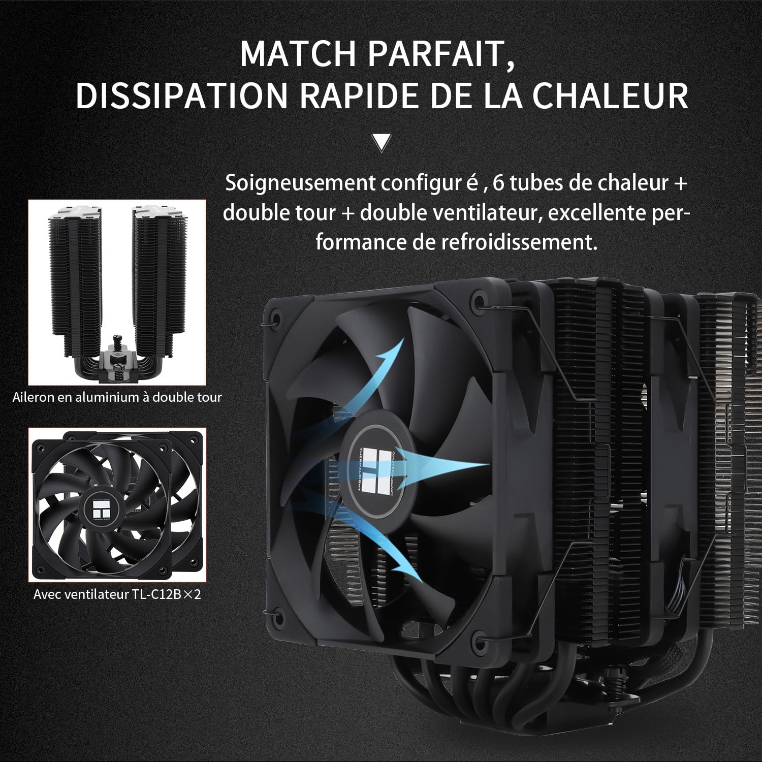 Thermalright Peerless Assassin 120 Black Raffreddatore CPU - immagine 2