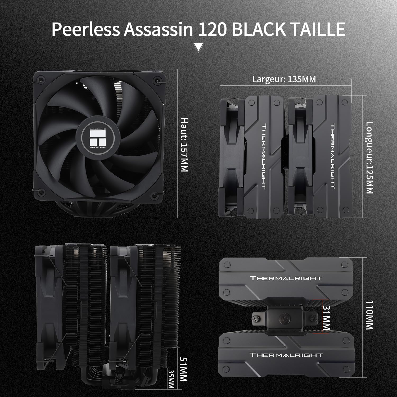 Thermalright Peerless Assassin 120 Black Raffreddatore CPU - immagine 5