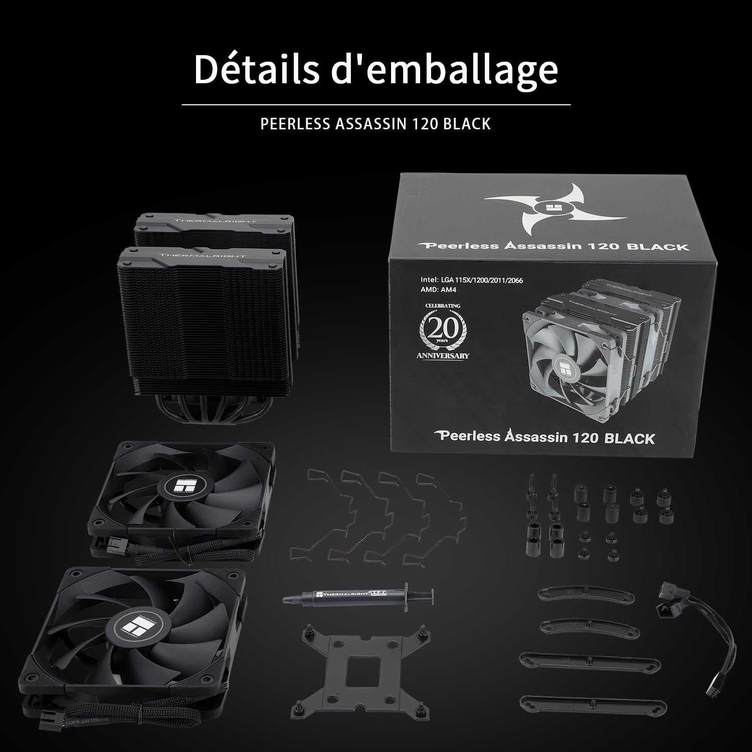 Thermalright Peerless Assassin 120 Black Raffreddatore CPU - immagine 6