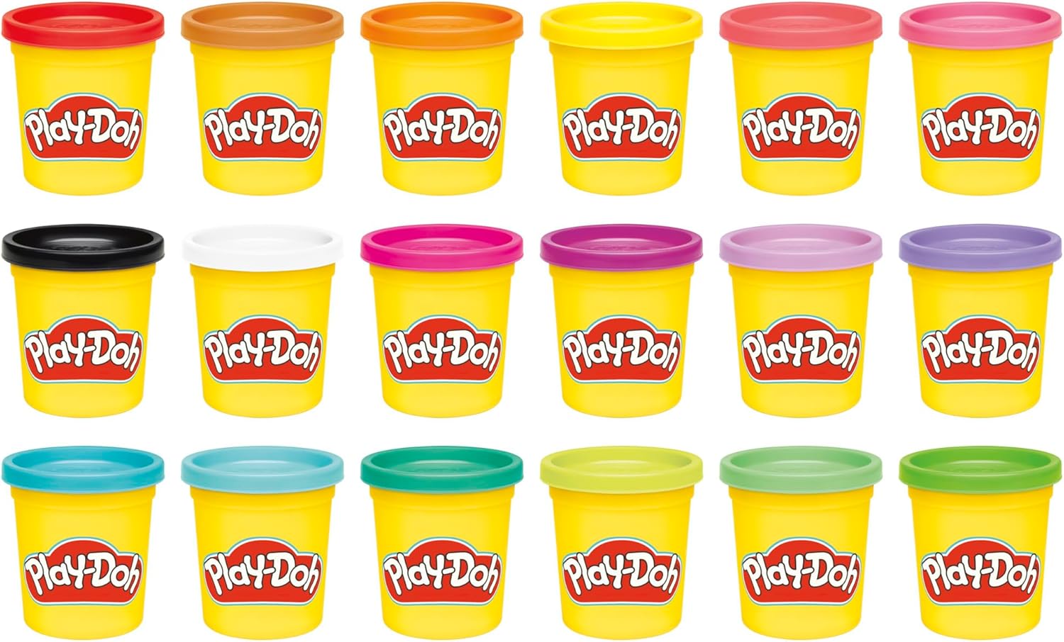 Play-Doh, Immagina Qualunque Cosa, Confezione da 18 - immagine 1